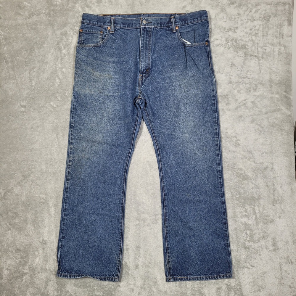 Levi's 517 Bootcut Jeans Mens 40x30 (Fits 39x30) Blue Denim Pants